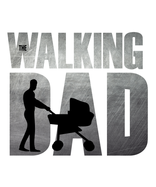 Unisex T-Shirt mit witzigem Aufdruck " The walking Dad"